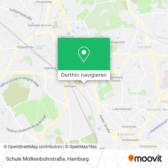 Schule Molkenbuhrstraße Karte