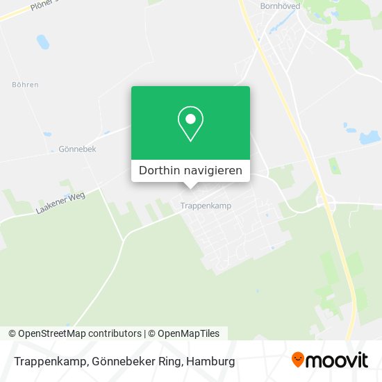 Trappenkamp, Gönnebeker Ring Karte