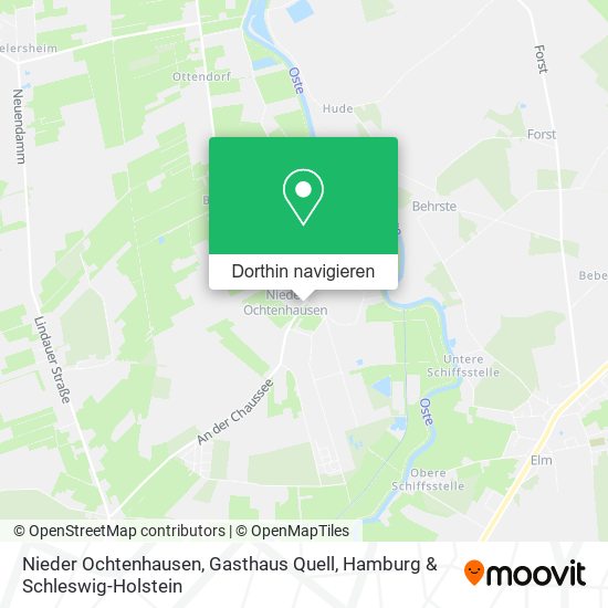 Nieder Ochtenhausen, Gasthaus Quell Karte