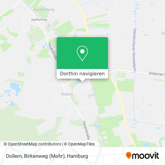 Dollern, Birkenweg (Mohr) Karte