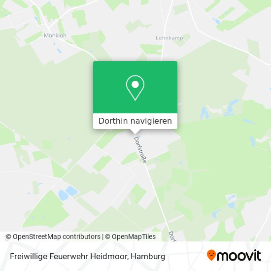 Freiwillige Feuerwehr Heidmoor Karte