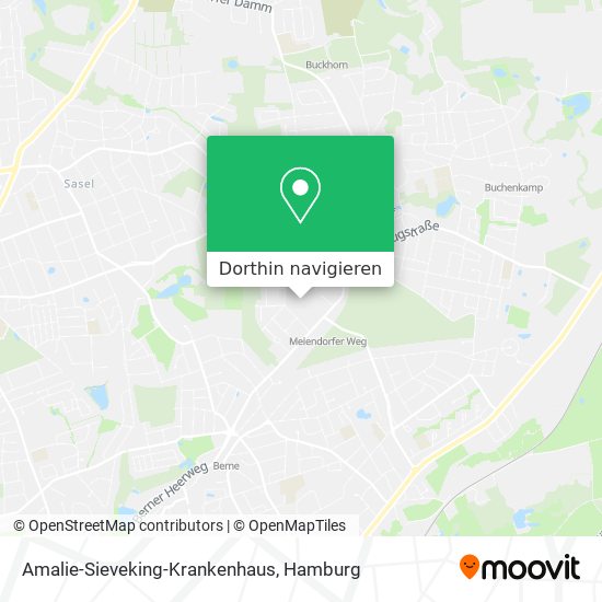 Amalie-Sieveking-Krankenhaus Karte