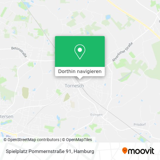 Spielplatz Pommernstraße 91 Karte