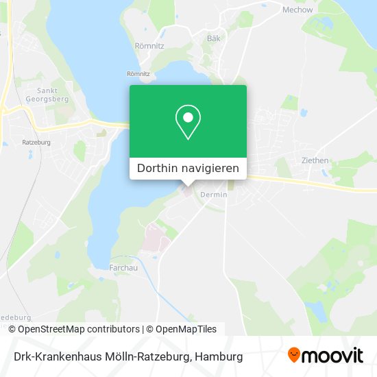 Drk-Krankenhaus Mölln-Ratzeburg Karte