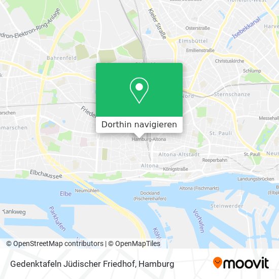 Gedenktafeln Jüdischer Friedhof Karte
