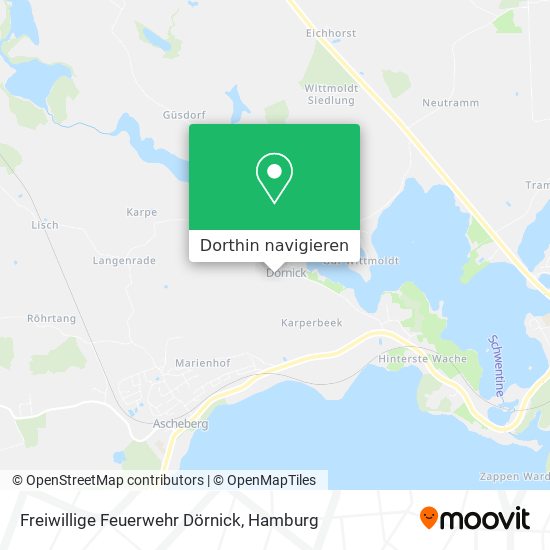 Freiwillige Feuerwehr Dörnick Karte