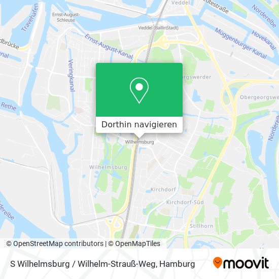 S Wilhelmsburg / Wilhelm-Strauß-Weg Karte