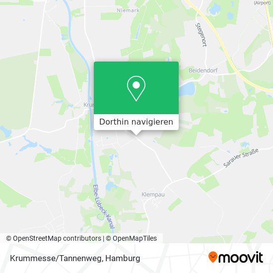 Krummesse/Tannenweg Karte