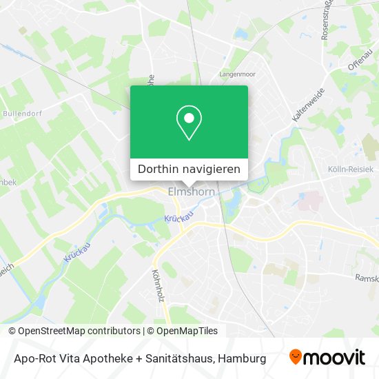 Apo-Rot Vita Apotheke + Sanitätshaus Karte