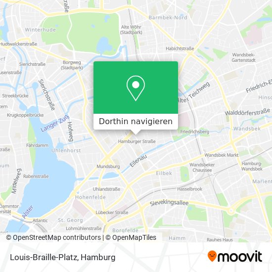 Louis-Braille-Platz Karte