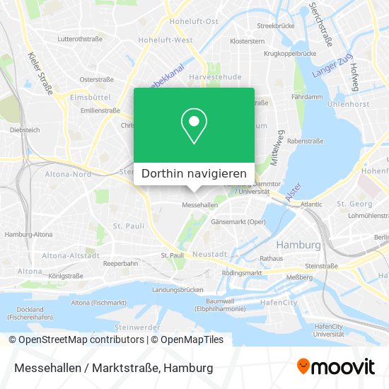 Messehallen / Marktstraße Karte