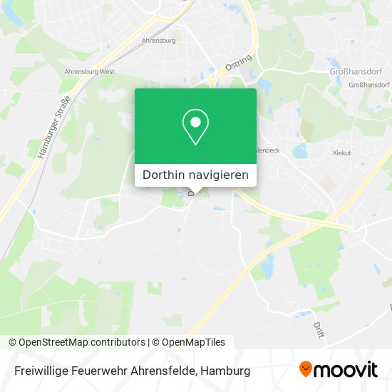 Freiwillige Feuerwehr Ahrensfelde Karte