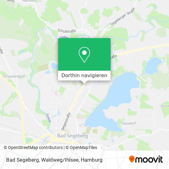 Bad Segeberg, Waldweg/Ihlsee Karte