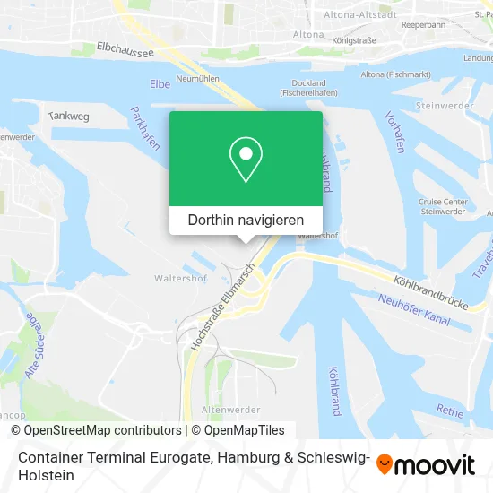 Container Terminal Eurogate Karte