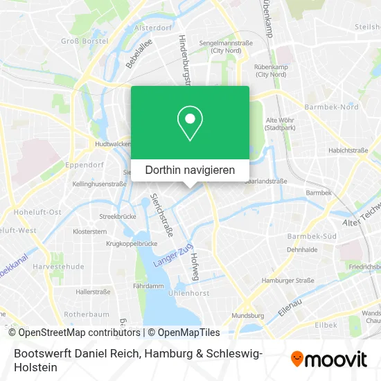 Bootswerft Daniel Reich Karte