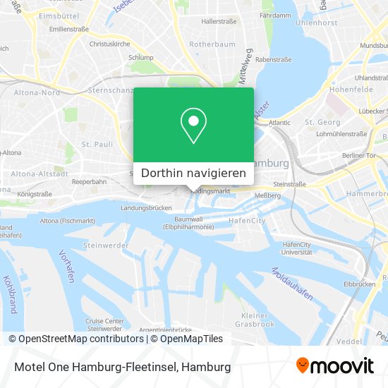 Motel One Hamburg-Fleetinsel Karte