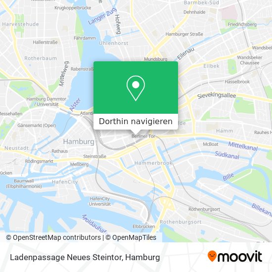 Ladenpassage Neues Steintor Karte