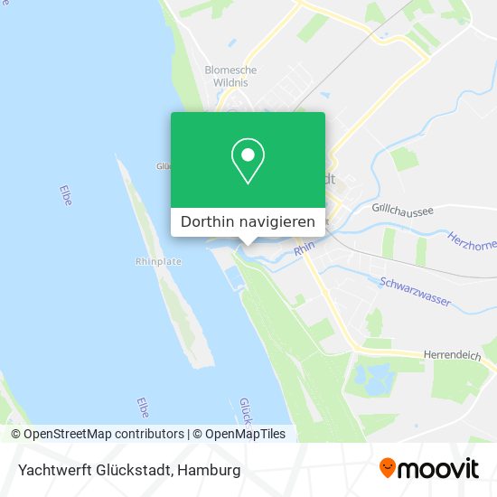 Yachtwerft Glückstadt Karte
