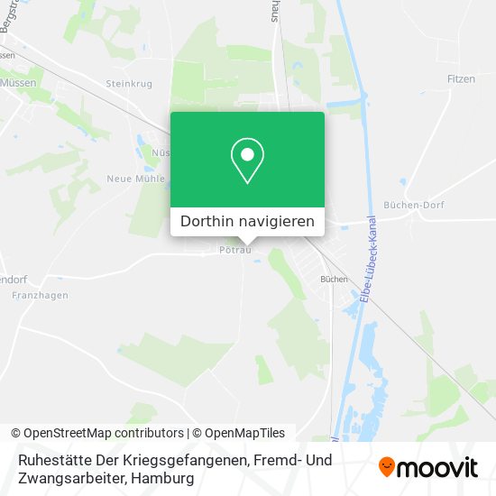 Ruhestätte Der Kriegsgefangenen, Fremd- Und Zwangsarbeiter Karte