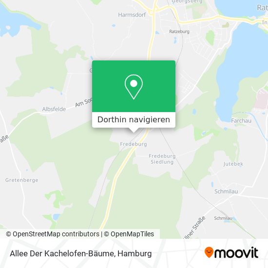 Allee Der Kachelofen-Bäume Karte