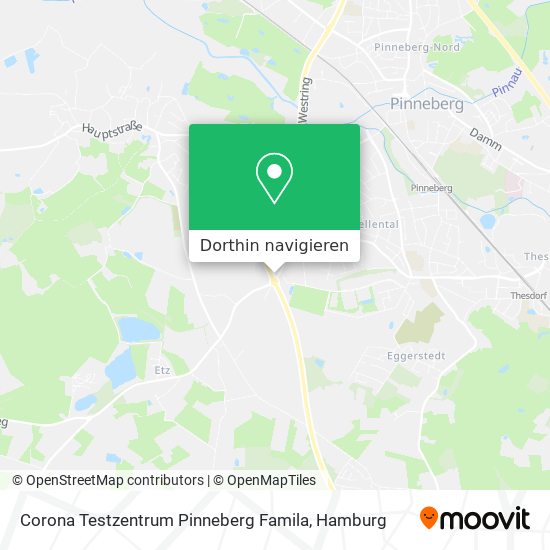 Corona Testzentrum Pinneberg Famila Karte