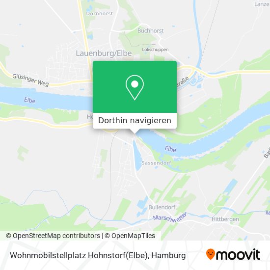 Wohnmobilstellplatz Hohnstorf(Elbe) Karte