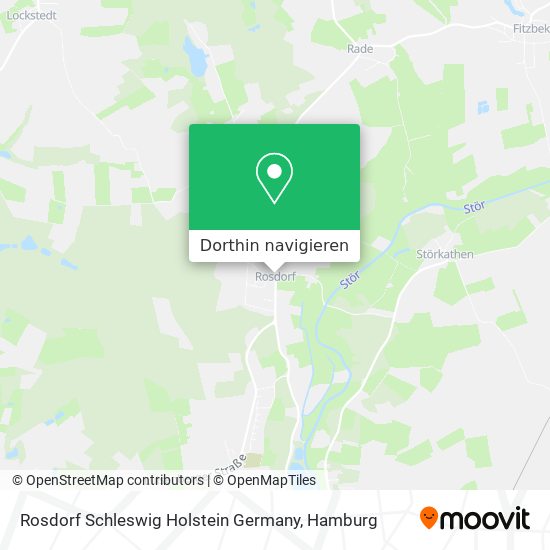 Rosdorf Schleswig Holstein Germany Karte