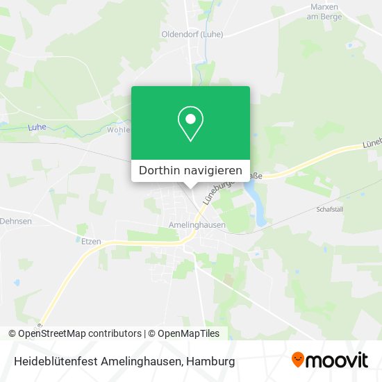 Heideblütenfest Amelinghausen Karte