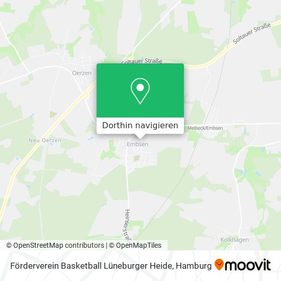 Förderverein Basketball Lüneburger Heide Karte