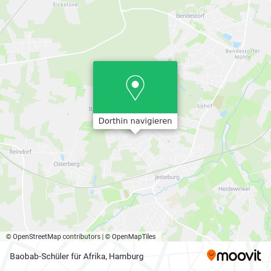 Baobab-Schüler für Afrika Karte