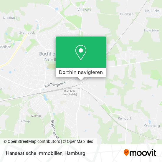 Hanseatische Immobilien Karte