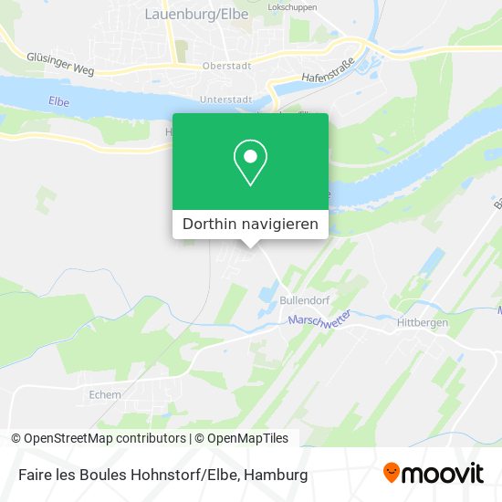 Faire les Boules Hohnstorf / Elbe Karte