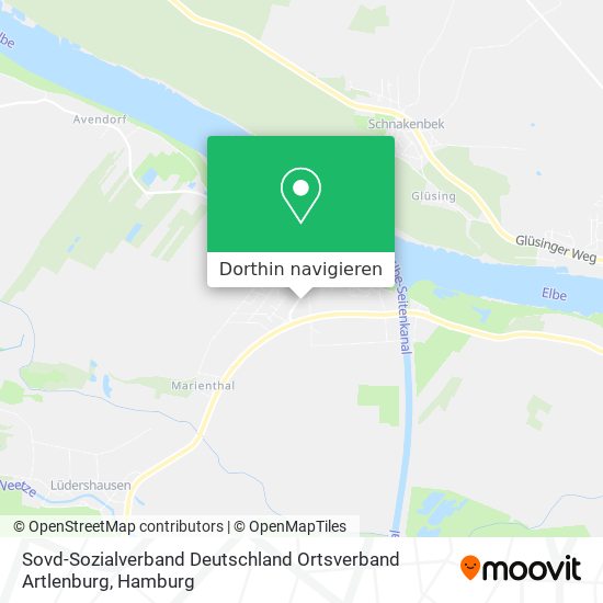 Sovd-Sozialverband Deutschland Ortsverband Artlenburg Karte