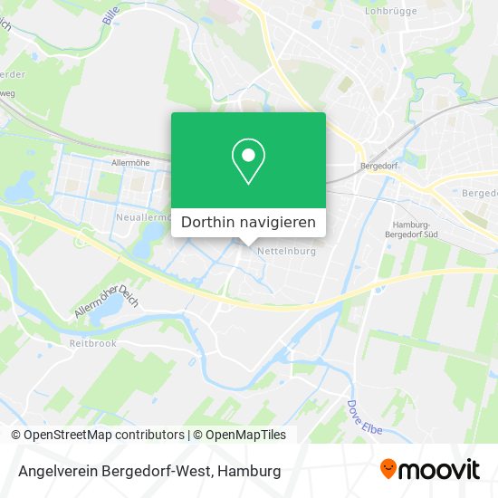 Angelverein Bergedorf-West Karte
