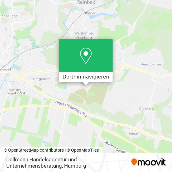 Dallmann Handelsagentur und Unternehmensberatung Karte