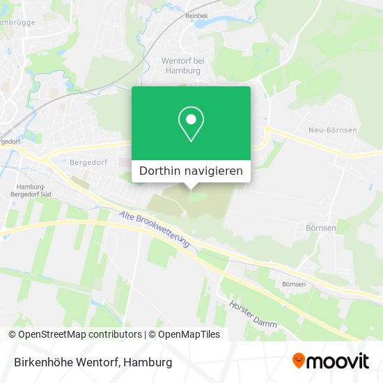Birkenhöhe Wentorf Karte