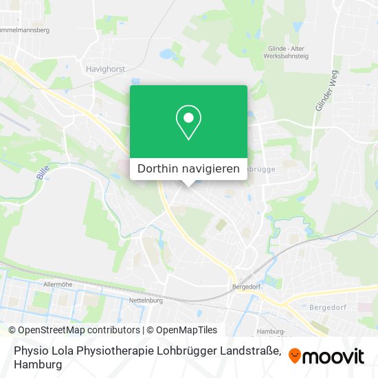 Physio Lola Physiotherapie Lohbrügger Landstraße Karte