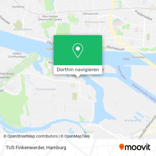 TUS Finkenwerder Karte