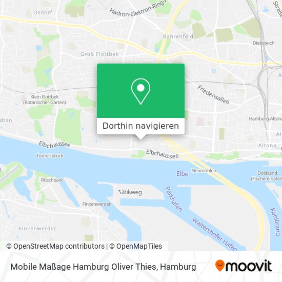 Mobile Maßage Hamburg Oliver Thies Karte