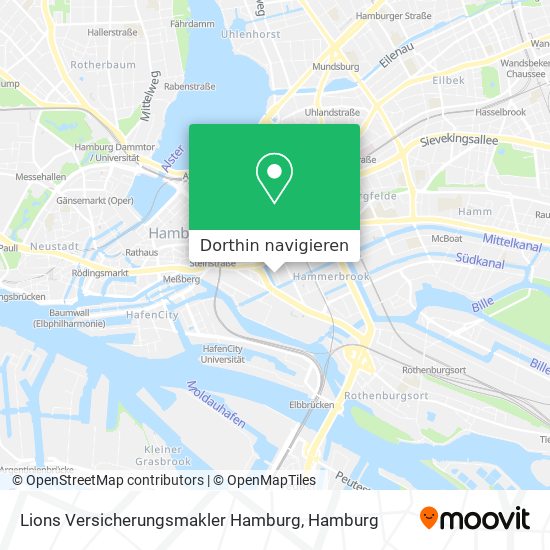 Lions Versicherungsmakler Hamburg Karte