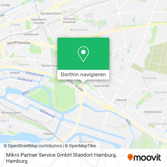 Mikro Partner Service GmbH Standort Hamburg Karte