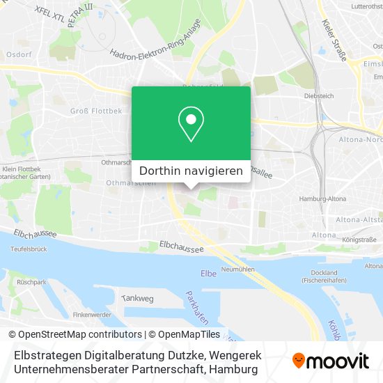 Elbstrategen Digitalberatung Dutzke, Wengerek Unternehmensberater Partnerschaft Karte