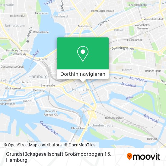 Grundstücksgesellschaft Großmoorbogen 15 Karte