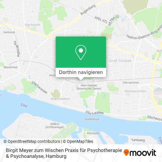 Birgit Meyer zum Wischen Praxis für Psychotherapie & Psychoanalyse Karte