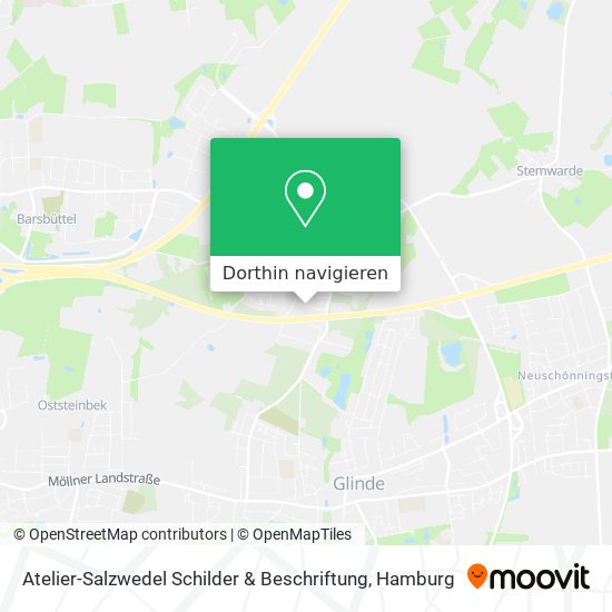 Atelier-Salzwedel Schilder & Beschriftung Karte
