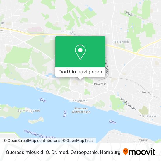 Guerassimiouk d. O. Dr. med. Osteopathie Karte