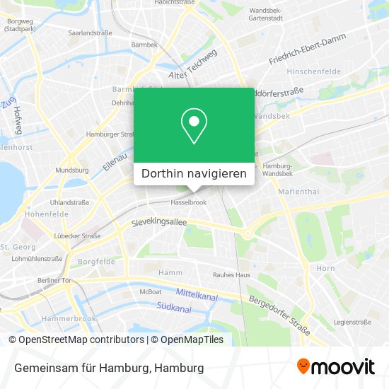 Gemeinsam für Hamburg Karte