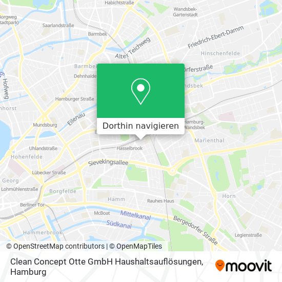 Clean Concept Otte GmbH Haushaltsauflösungen Karte