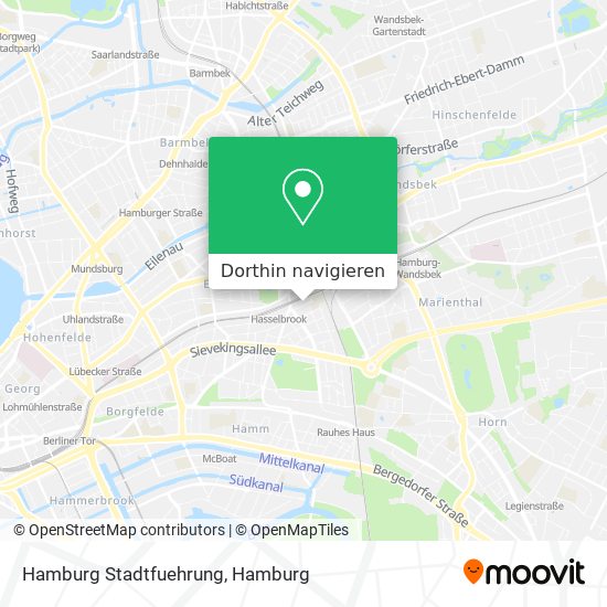 Hamburg Stadtfuehrung Karte