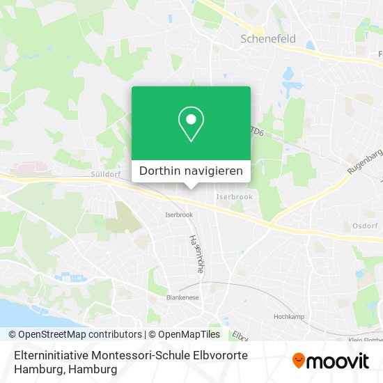 Elterninitiative Montessori-Schule Elbvororte Hamburg Karte